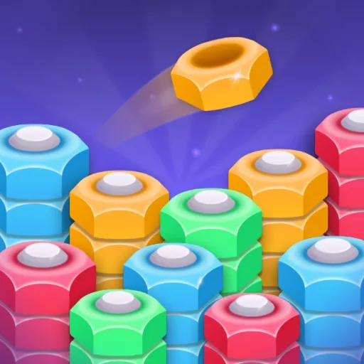 Nut Sort Puzzle: Nuts and Bolts